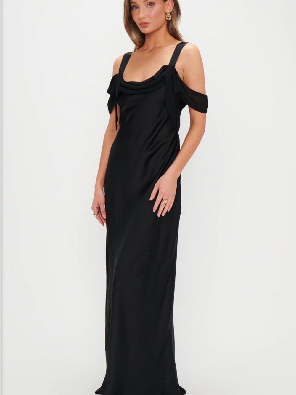 NWT Show Me Your Mumu Black Bella Maxi Dress